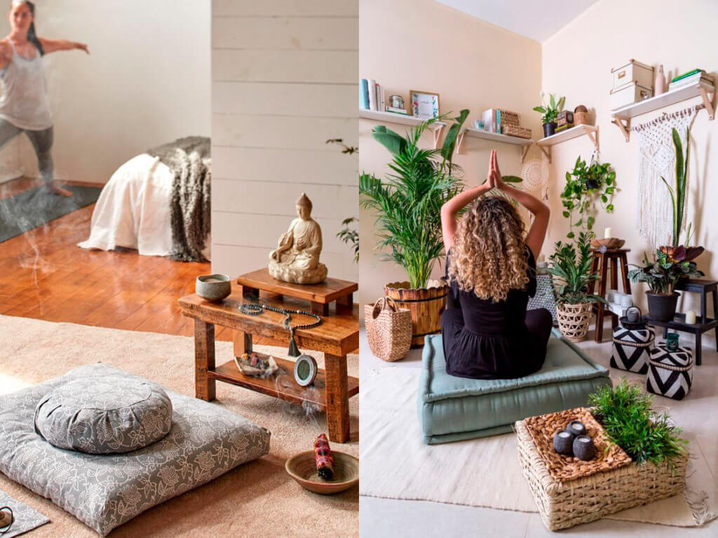 Como hacer un rincón de meditación en casa - decoracion Estudio Delier