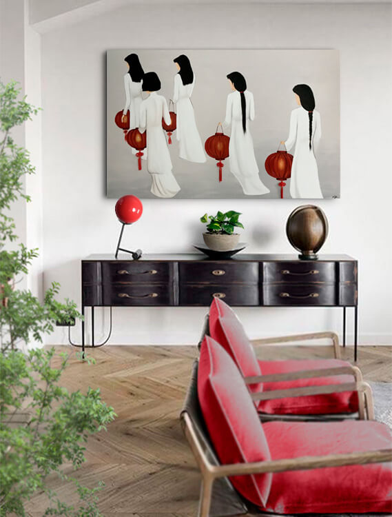 Cómo decorar tu hogar. Espacios únicos con cuadros modernos.